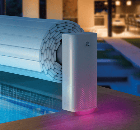 ambiance lumineuse volet piscine hors sol bel'o cover