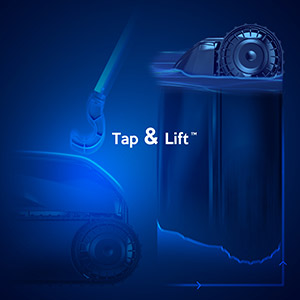 Système de retrait rapide de la piscine Tap & Lift