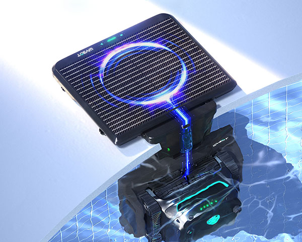 Recharge solaire du robot de piscine Wybot S2 Solar
